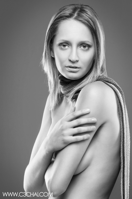Female model photo shoot of Meg Laverty in Studio