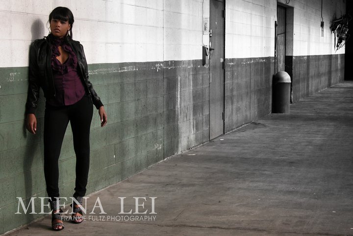 Female model photo shoot of Meena Lei in Detroit Art Studio