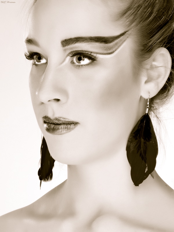 Female model photo shoot of Visage Allure MUA by Ben Cook - BRC Photo in Wild Side Studios