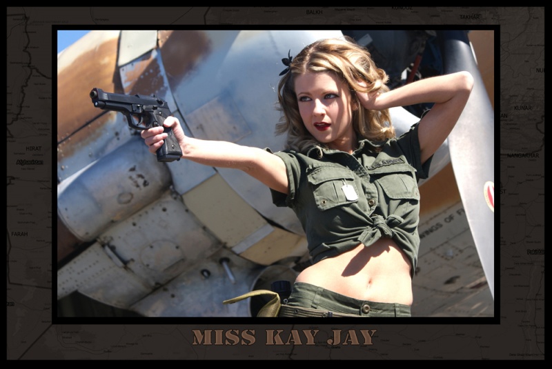 Male and Female model photo shoot of Atomic Johnnys pinups and Kay  Jay in m
