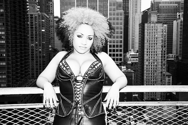 Female model photo shoot of MILITIA. in Rooftop. 57th Street. Westside Manhattan.