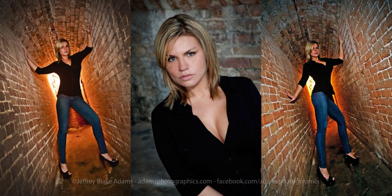 Female model photo shoot of cameryn coxxx by Jeffrey Blake Adams in some fort