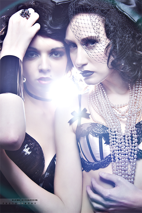 Female model photo shoot of Tess Daly, Iveta X and Mimi_C by GR_Photography_UK, makeup by Natasha Horton