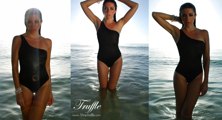 0 and Female model photo shoot of Truffle Swim and Katherine Eastman in www.ShopTruffle.com