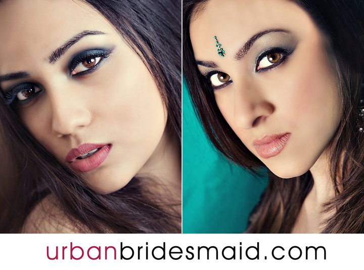 Female model photo shoot of Taniya Khan MUA, Laila Alam and Foxy2010 by urbanbridesmaid, makeup by Taniya Khan MUA