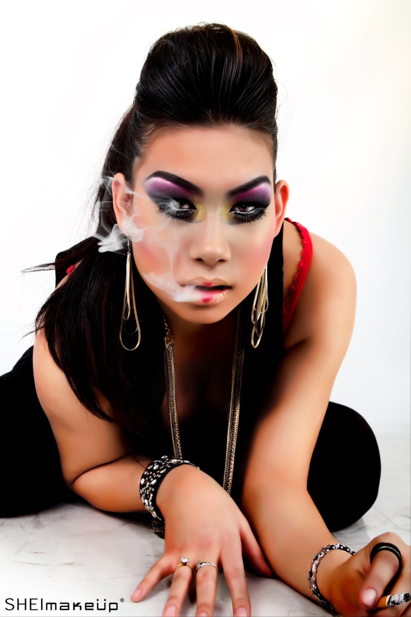 Female model photo shoot of Shei MakeUp by Top Notch Studio NYC in New York