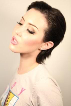 Female model photo shoot of Alyssa Kazuko by THEMANUC
