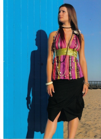 Female model photo shoot of SarahJane Alexander in Great Yarmouth Beach
