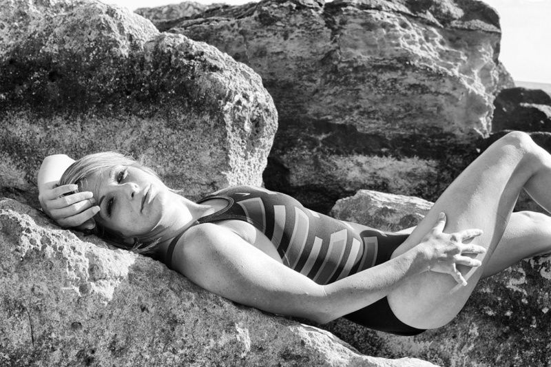 Female model photo shoot of Rosa Bundy-Barra by Swank Photography in FT. Zachary Beach, Key West, Florida