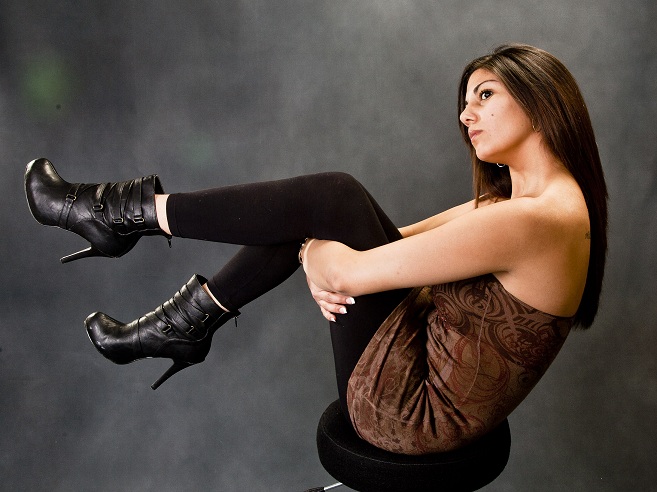Female model photo shoot of Danielle Darlene by David Kaley