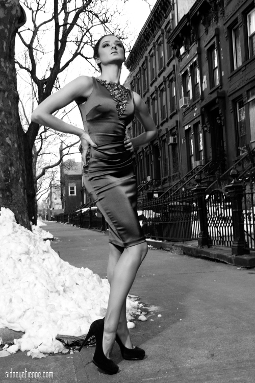 Female model photo shoot of Ivay by Sidney Etienne in Brooklyn, NY, makeup by Beauty by Loretta