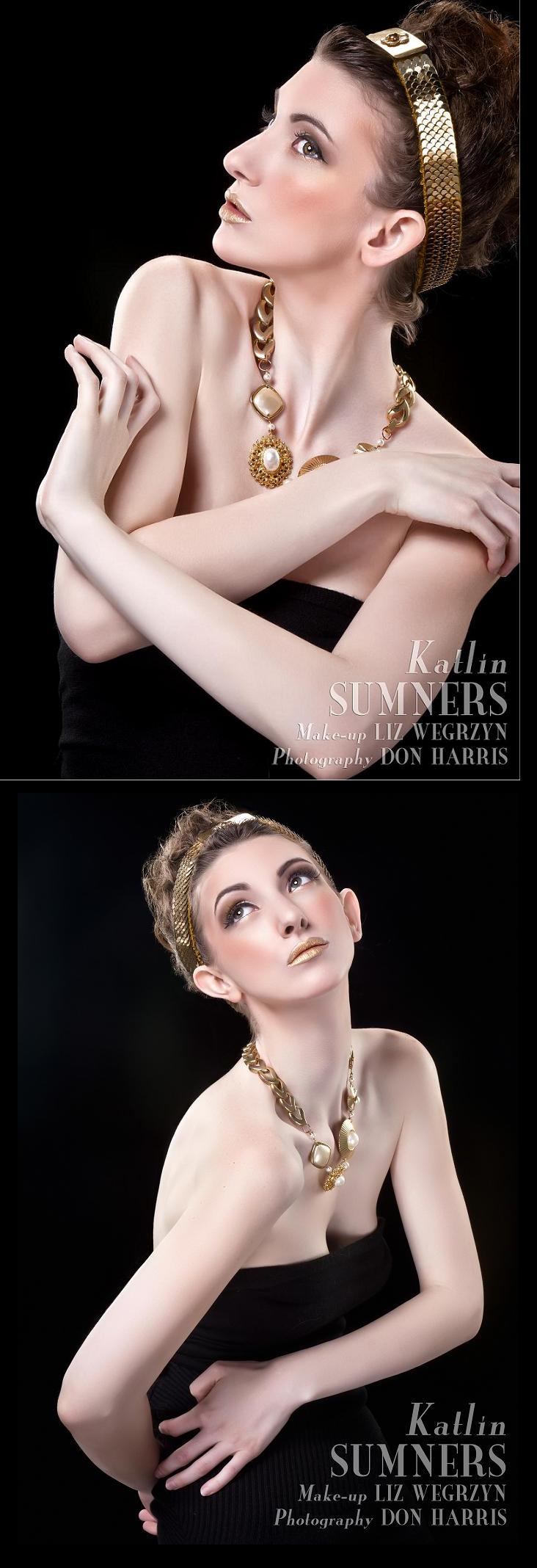 Female model photo shoot of Katlin Sumners by DonHarrisPhotographics, makeup by Liz Wegrzyn