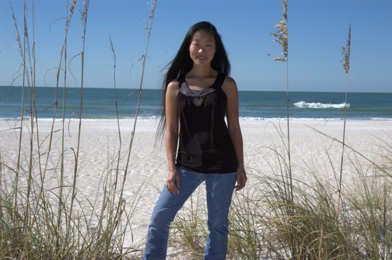 Female model photo shoot of EMILY L J in Ana Marie Island, FL