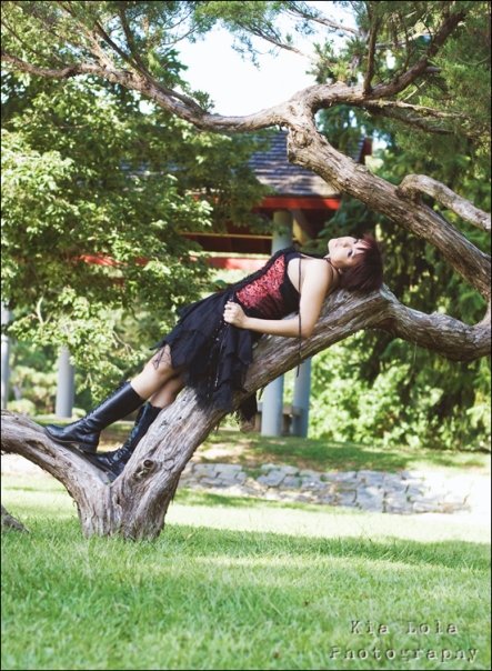 Female model photo shoot of Misoka by Lola Land Photography in Memphis Botanic Gardens