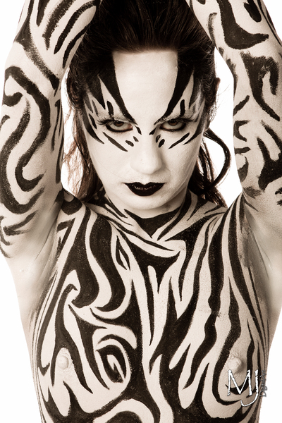Female model photo shoot of Michele Renatta by LoveLines Photo, makeup by Lexxx FX Studios