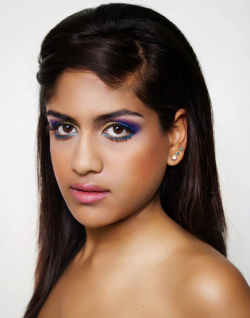Female model photo shoot of Nattra Makeup Artistry and Priya Pillai by KXphotography in Chicago,IL, retouched by Kay_Retouching