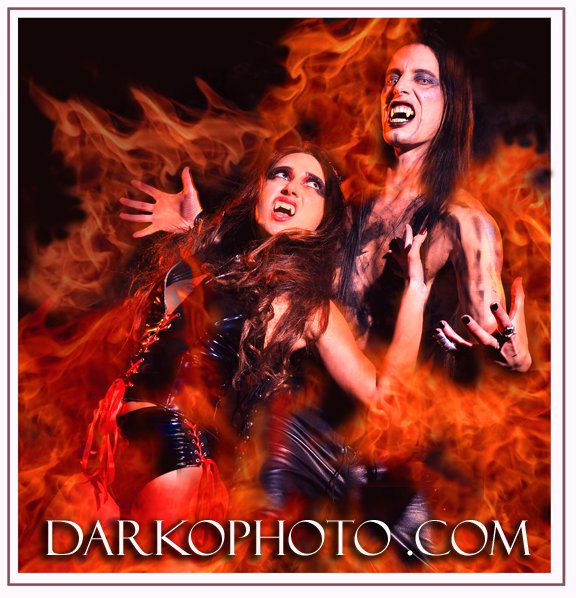 Female and Male model photo shoot of Marianna Lvovskaja and James Mace by DarkoPhoto in Backroom Recording Studio