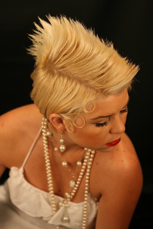 Female model photo shoot of Sarah Mason in Bliss...the salon tucson az