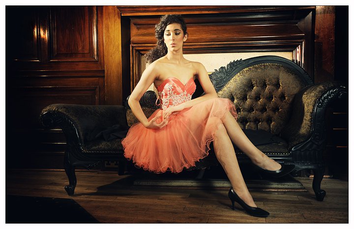 Female model photo shoot of Nina Shahroozi by Face The Dream Studio in Edinburgh., makeup by Moodsfactory 
