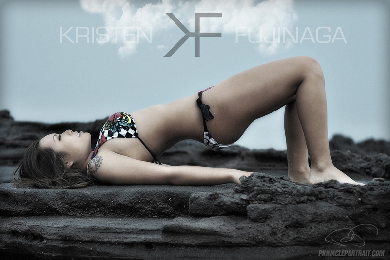 Male and Female model photo shoot of Pinnacle Photography SJ and Kristen Fujinaga in Sandy Beach, Oahu, Hawaii