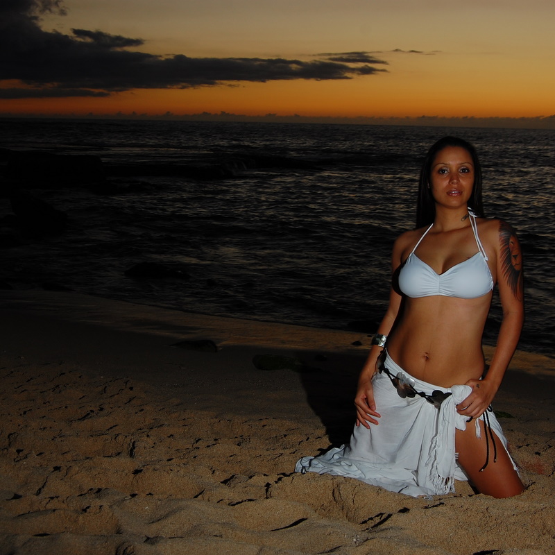 Female model photo shoot of Kuuipo Todd in Ko Olina, Hawaii