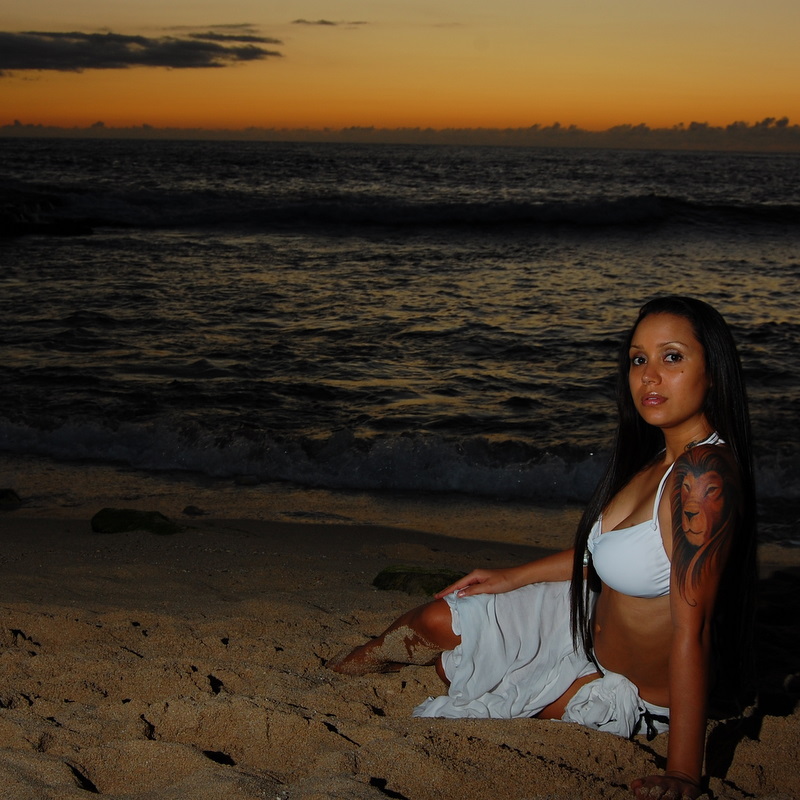 Female model photo shoot of Kuuipo Todd in Ko Olina, Hawaii