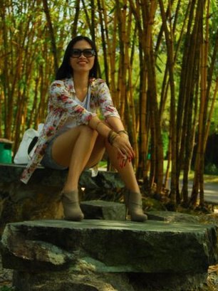 Female model photo shoot of Jaycee DCruz in Chinese Garden Singapore