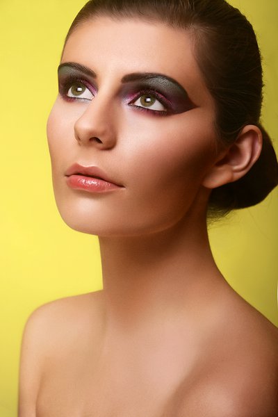 Female model photo shoot of Makeup by Marisa Ross  by A-M-P