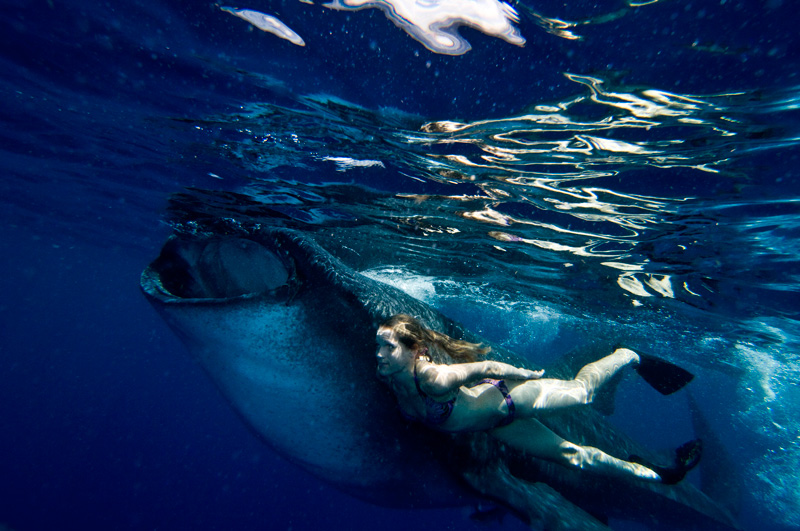 Female model photo shoot of Angelika Furstler in Open Ocean, Mexico
