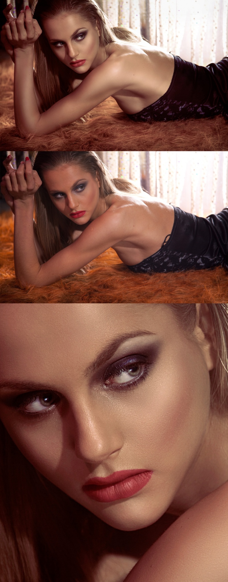 Female model photo shoot of RELOOK retouching by DANACOLE, makeup by Mako Makeup