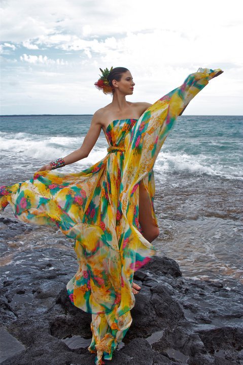 Female model photo shoot of Angelina H in Makena Beach, Maui