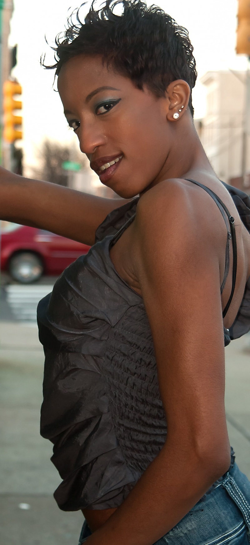 Female model photo shoot of Ms Robin Moore in philly