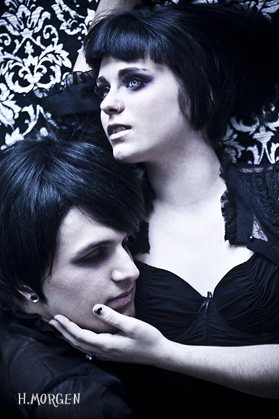 Female and Male model photo shoot of Kaiylah Marie and Gage Kemp by Anastasia BeverHousen