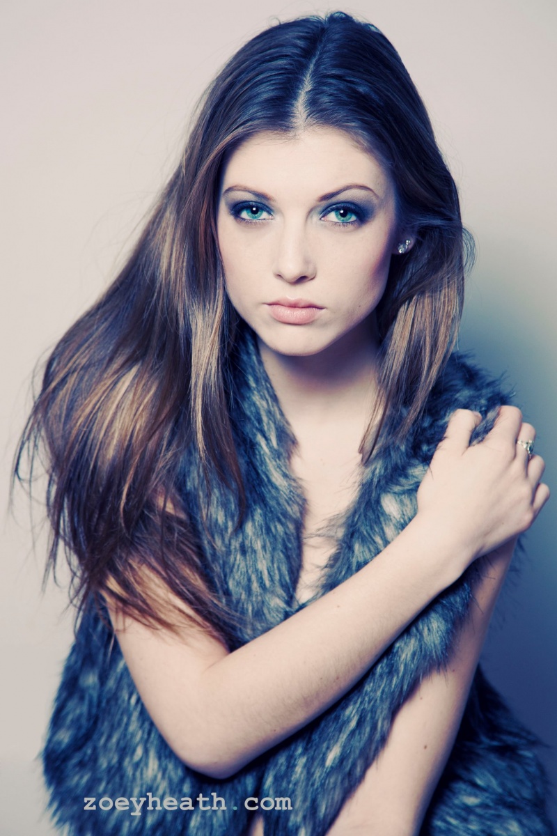 Female model photo shoot of Zoey Heath in Studio, makeup by Asha - Makeup Artist