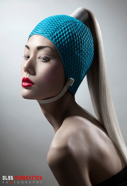 Female model photo shoot of Eriko_Y by Olga Minkevitch, hair styled by Irena S