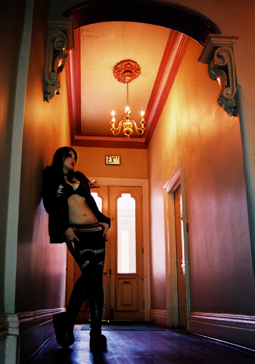 Male model photo shoot of Helles Licht in eliza's apartment entrance