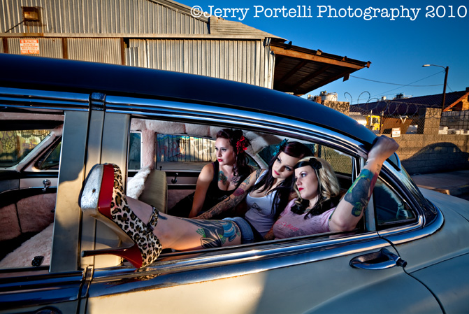 Female model photo shoot of Andi C., Nyx Sin and RubyRevolver by ClownGod in Phoenix, AZ