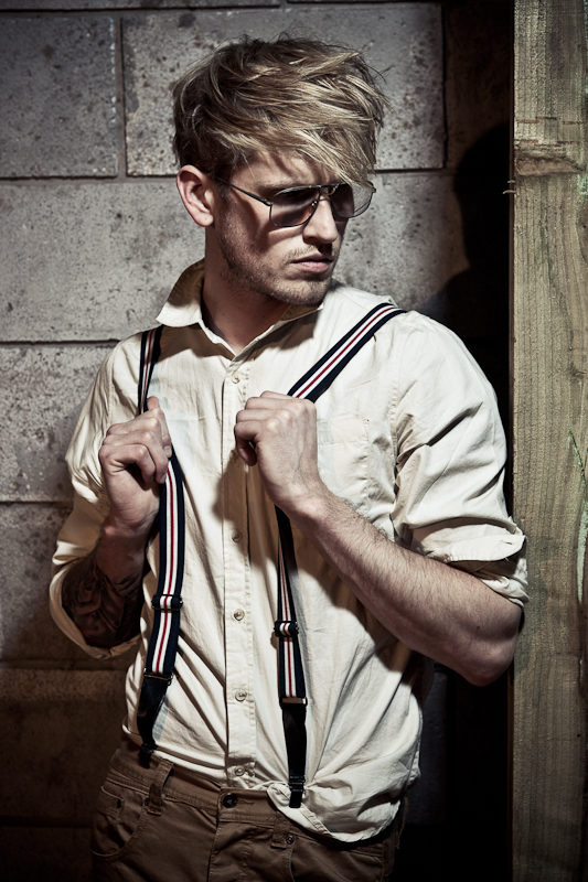Male model photo shoot of Johnny Porter by MBP123, wardrobe styled by karla von denkoff