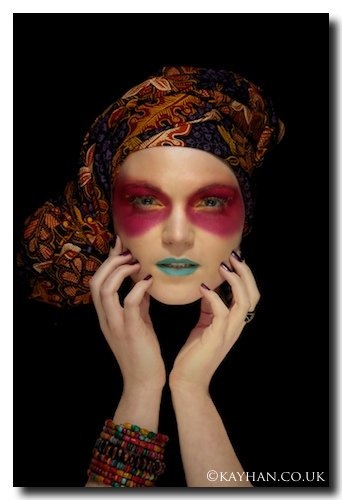 Female model photo shoot of SC Makeup Artistry in St Andrews