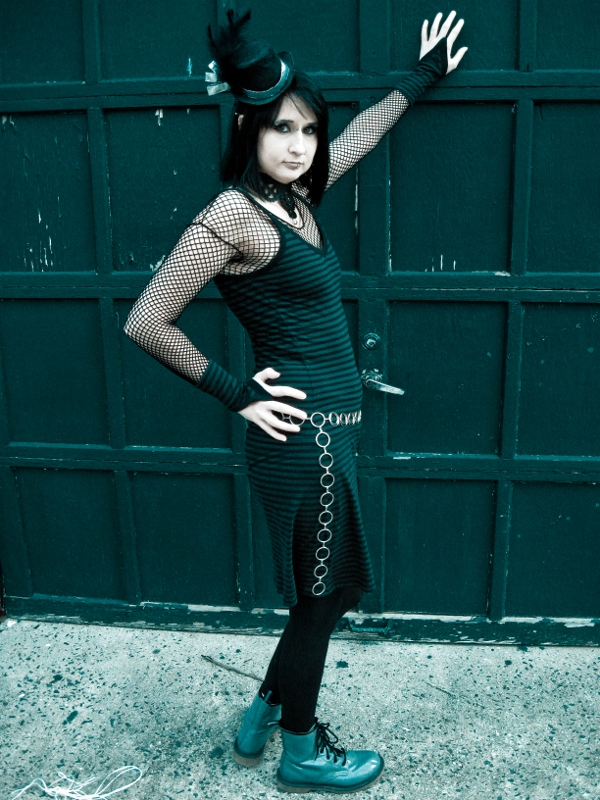 Female model photo shoot of Laura Lithium in Kearny NJ