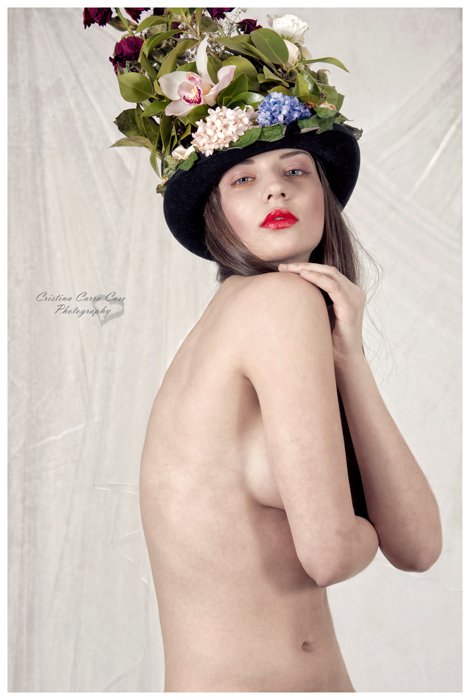 Female model photo shoot of karla von denkoff by Cristina Carra Caso, makeup by SylwiaDomagala