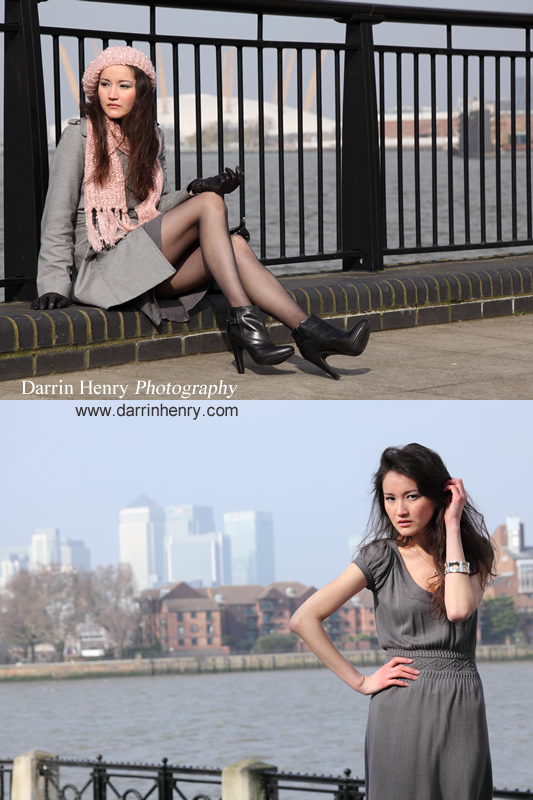 Male and Female model photo shoot of Darrin_Henry and Ortance in Greenwich, London, makeup by Sharon Henry MUA