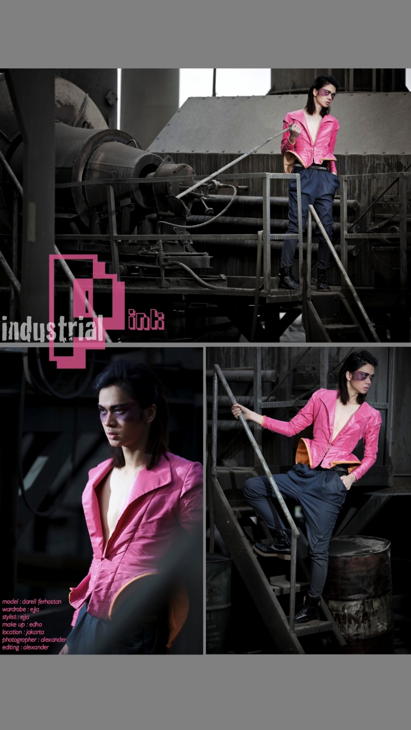 Male model photo shoot of alexander and Darell Ferhostan in abandoned factory