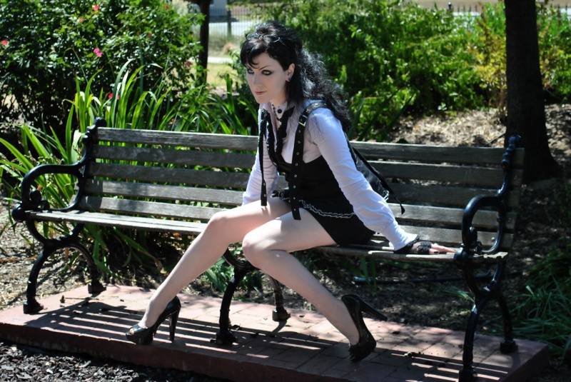 Female model photo shoot of belleofchernobyl in spring park searcy, AR