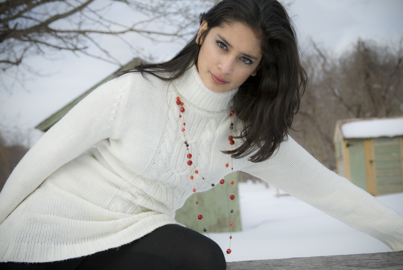 Female model photo shoot of Romina Isabel by Bernard Alexis
