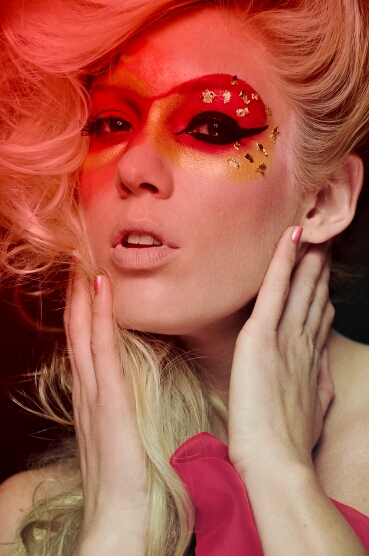 Female model photo shoot of Heidi Lynn Makeup Artistry and Caitlin L by A N D E R S O N