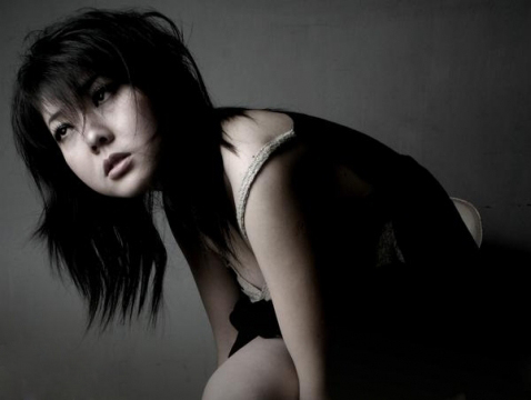 Female model photo shoot of ZhangLu
