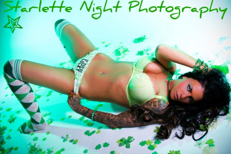 Female model photo shoot of Starlette Night  and JessicaLK in Rising Star Studio