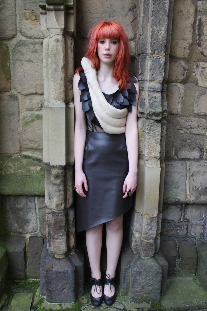 Female model photo shoot of Sarah Louise Nuttall in St Mary Magdalene, Central Nottingham