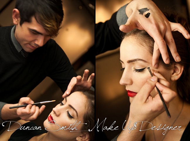 Male model photo shoot of Duncan Smith Makeup